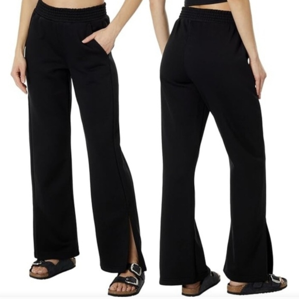 Pact Black Elastic Waist Pants Large